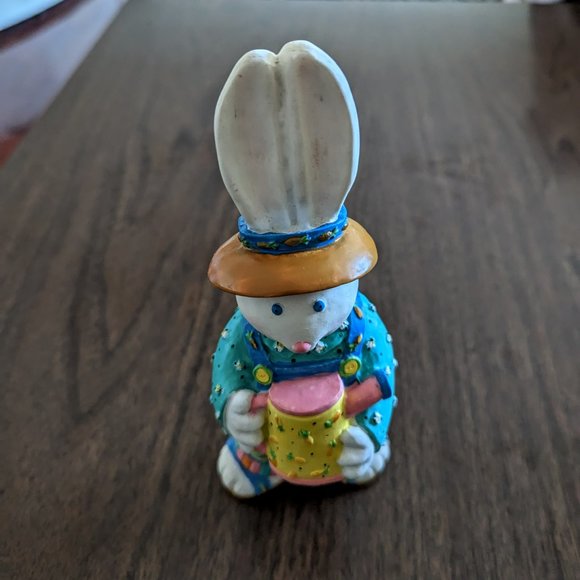 Carrot Patch Bunny Rabbit 8" Holiday Workshop Figure Sue Dreamer Easter 1995 - Picture 15 of 16